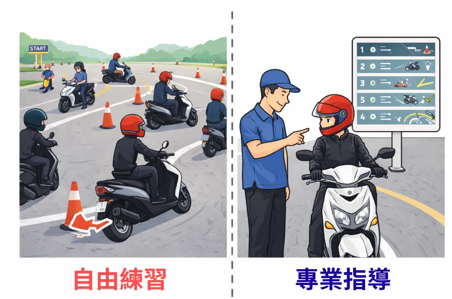 「專業教學」與「無效練習」的差異